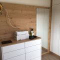 Schlafzimmerkommode Eiche mit Weisslack